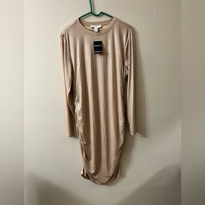 CHAMPAGNE DRESS FOREVER 21 PLUS SIZE: 2X